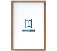 A4 Picture Frame (210 x 297mm) 30mm Profile, Wall Mounted Shatterproof Styrene Front, Portrait or Landscape Display for Posters Photos Prints Art, Rustic