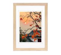 A4 Picture Frame, Natural Wooden Picture Frames For Family Photo, Poster and Jigsaw Display, Landscape or Portrait Orientation, Wall-Mount & Desk Stand(Natural)