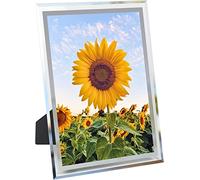 A4 Picture Frames, glass photo frames, Certificates frames, wedding photo frame for Wall Mount and Tabletop Display-Classic Silver Edge