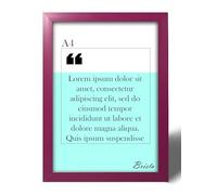 A4 PICTURE PHOTO FRAMES STYRENE FRONT CERTIFICATE FRAME 21 X 29.7CM WALL MOUNTABLE OR TABLETOP PHOTOS DISPLAY HOME OFFICE DÉCOR DOCUMENT FRAME (1, Hot Pink)