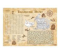 A4 Pirate Kids Activity Placemat Sheet