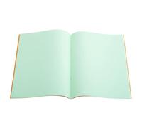 A4 - Plain Tinted Paper - Exercise Books (Orange Cover) - Green - Pack of 10