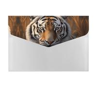 A4 Plastic Envelopes with Snap Closure Tiger Plastic Folders for Document Letter Size Poly Folders Reusable File Bags for Office Home Work Supplies