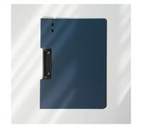 A4 Plastic Presentation Folder, Expandable File nizer with Metal Clip, Writing Board, Document Holder, Blue, Ideal for Office, School & Business Use