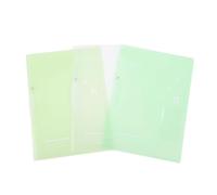 A4 Plastic Report Cover with Clip, 3 Packs Presentation Folder Resume Folder and Clear File Folder with Clear Transparent Cover for A4 Documents