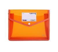 A4 Plastic Wallet, Popper Wallet Document Folder Premium Pockets, Clear Plastic File Folders Holder Organizer, with Snap Closure and Card Slot for School Home Work Office,Durable and Waterproof