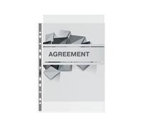 Nyrex Premium Presentation Multi Punched Pocket Polypropylene A4 90 Micron Top Opening Grey Spine Glass Clear (Pack 50) 2001018