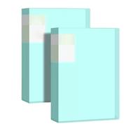 A4 Port Binder 2 Pcs Presentation Display File Folder with 40 Pockets Pink & Green Document nizer for Projects and School Supplies