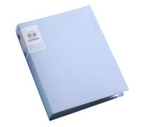 A4 Port Binder with 60 Pages Blue Display Folder for Documents Project Presentation and Storage Durable Pockets for nizing Files and Work Projects