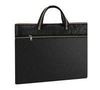 A4 Portable Document Bag Zipper Art Portfolio Case Large Capacity Storage Organizer Waterproof Oxford Cloth Bag Portable File Bag for Files Folder Document Office High Capacity Stationery Canvas