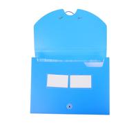A4 Portable File Bag Blue Pp Document Folder for Papers