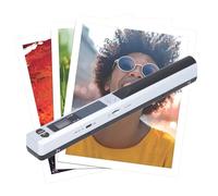 A4 Portable Scanner,HD 900DPI Color Handheld Document Scanner,Ample Storage A4 Document Scanner for Documents Photo Pictures Receipt in JPG/PDF Format (Silver)