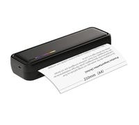 A4 Portable Thermal Printer Wireless BT Connect Compatible with iOS Android Mobile Photo Support 2in3in4in8in210mm Wide for Outdoor Travel Home Office Printing Sketches Reports 1 Paper Roll