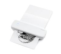 A4 Portable Thermal Transfer Printer Wireless&USB Connect with Mobile Computer 56mm/77mm/107mm/210mm/216mm(2in/3in/4in/8in/8.5in) US Letter A5 Paper Size for Office School Compatible with Windows/