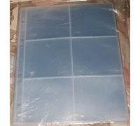 A4 Portait Acid Free Sleeves [6 Pocket - Small Photo Size] Pack of 10