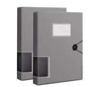 A4 Portfolio Binder 2 Pack 80 Pocket Display Book File Folder for Document Project Presentations Clear for Business School and Office Use