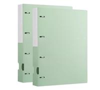 A4 Portfolio Binder Set, 2 Display Books with 100 Sheet Capacity, Document Folders for nizing Papers, Office Supplies, Blue & Green