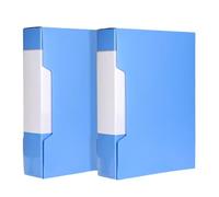 A4 Portfolio Binder Set - 2 Pcs Display Book Folder with 100 Pages & Storage Box Perfect for Document Presentation Reports and nizing Papers