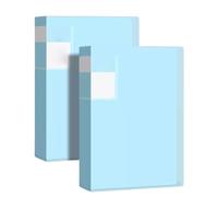 A4 Portfolio Binder with 60 Pockets 2-Pack Blue Document Display Book for Presentations Project Files Office & School Supplies