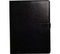 A4 Portfolio Case, Executive Business Document Organizer with Clipboard & Pad,Card Holder for School Office Conference (Black)