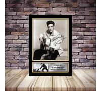 (A4 POSTER) elvis presley Signed Autographed Poster Print - OPTIONAL FRAMING, an Excellent Gift or present for Fan memorabilia