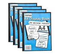 A4 Presentation Display Book with 24 Pockets 48 Views - Book Folder Folio Document Protector with Plastic Sleeves - by Arpan (4)