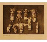 A4 print Native American Indian Kachina dolls