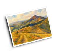 A4 PRINT - On the Malvern Hills, Malvern - Vintage Art Style
