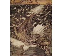 A4 Print Rackham Arthur 1867 1939 Arthur Rackhams Book of Pictures 1913 Leviathan