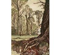 A4 Print Rackham Arthur 1867 1939 Peter Pan in Kensington Gardens 1912 Fairies in hiding until dusk