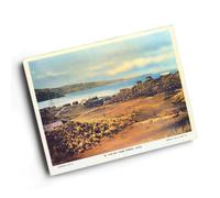 A4 PRINT - Vintage Cornwall - St. Ives Bay from Towans, Hayle (ac)