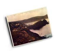 A4 PRINT - Vintage Devon - Hope Village (ac)