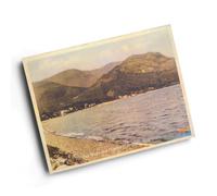 A4 PRINT - Vintage Ireland - The Shore and Mourne Mountains, Rostrevor (b)