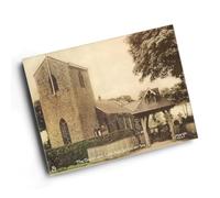 A4 PRINT - Vintage Lincolnshire - The Church & Lytch Gate, Sutton-on-Sea b