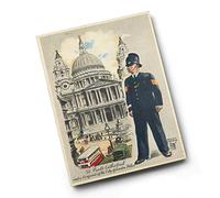 A4 PRINT - Vintage London - St. Paul's Cathedral Sergeant Of City Police