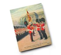 A4 PRINT - Vintage Military - The Coldstream Guards taking over the Colour