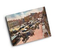 A4 PRINT - Vintage Northamptonshire - The Market Place, Northampton