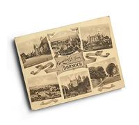 A4 PRINT - Vintage Scotland - Greetings from Dornoch