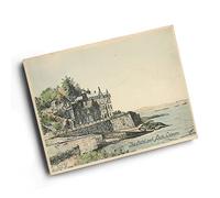 A4 PRINT - Vintage Scotland - The Hotel and Loch, Crinan