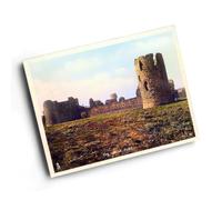 A4 PRINT - Vintage Wales - The Castle, Flint (bc)