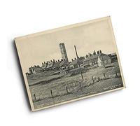 A4 PRINT - Vintage Yorkshire - Old Tower from Lighthouse, Flamborough Head