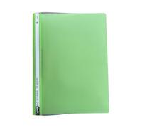 A4 Project Files - Clear Front Plastic Document Report Folders with 2 Prong Fastener | Clutter-Free Filing, Professional Results Every Time (Green, 15pcs)