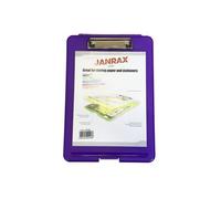 Janrax A4 Purple Clipboard Box File - Storage Filing Case