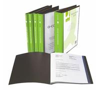 Q-Connect Presentation Display Book 100 Pocket A4 Black Ref KF01271