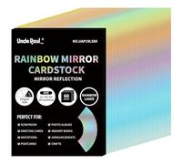 A4 Rainbow Mirror Cardstock Paper 60 Sheets 250gsm/92lb