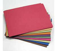A4 Recycled Sugar Paper Bright Colours 250 Sheets in 10 Assorted Colours, Great for Arts & Crafts, Drawing, Painting & Scrap Booking. 30 x 21cm Sheet Size