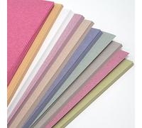 A4 Recycled Sugar Paper Pastel Colours 250 Sheets in 10 Assorted Colours, Great for Arts & Crafts, Drawing, Painting & Scrap Booking. 30 x 21cm Sheet Size