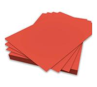 A4 Red Colour Card 160gsm Sheets Double Sided Craft Making Printer Copier Art Crafts Flyers Posters School Office Printing 210mm x 297mm (A4 Red Card - 160gsm - 150 Sheets)