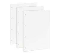 A4 Refill Pages, 4-Ring Binder Paper, 100GSM Thick Blank Refill Paper, 135 Blank Sheets 4-Hole Punch, 290x210mm