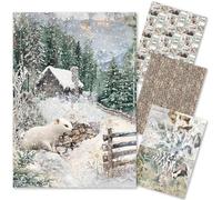 A4 Rice Paper Set - Ciao Bella Forest Tales